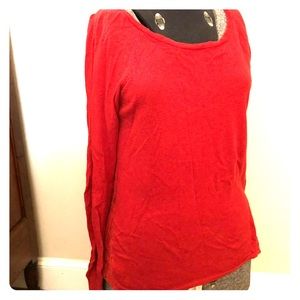 Anthropologie lightweight sweater with back detail